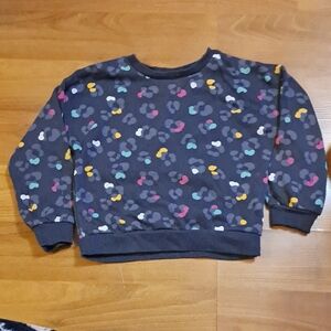 George Navy Sweatshirt with Maroon Trim